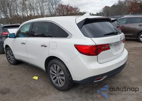 2014 Acura Mdx Technology Package from USA, damaged, VIN 5FRYD3H4XEB012745